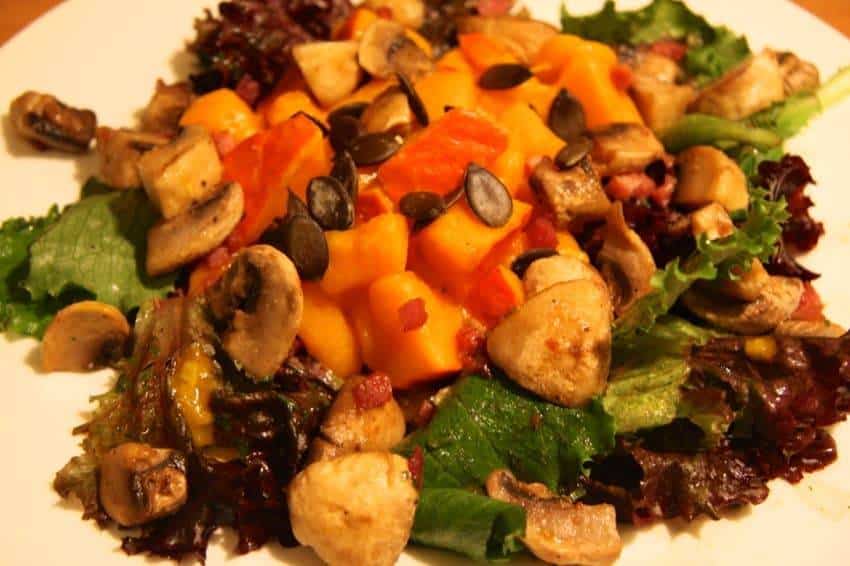 Herbstlicher Kürbissalat
