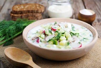 Low Carb Rezept Fur Eine Leichte Joghurt Gemusesuppe