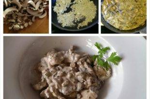 Putengeschnetzeltes mit Champignons - ein cremiges, herzhaftes Low-Carb-Rezept