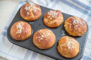 Herrlich fluffing Low-Carb-Brötchen