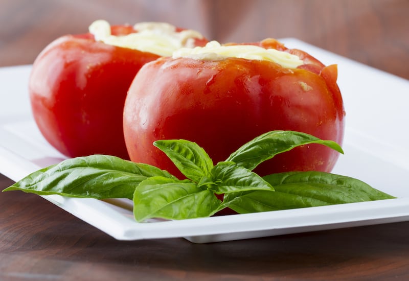 Unser Low Carb Rezept für gefüllte Fleischtomaten Low Carb gefüllte Fleischtomaten