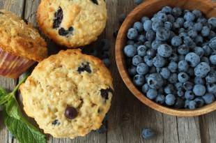 Vanille-Blaubeer-Muffins – einfach Low Carb und natürlich zuckerfrei