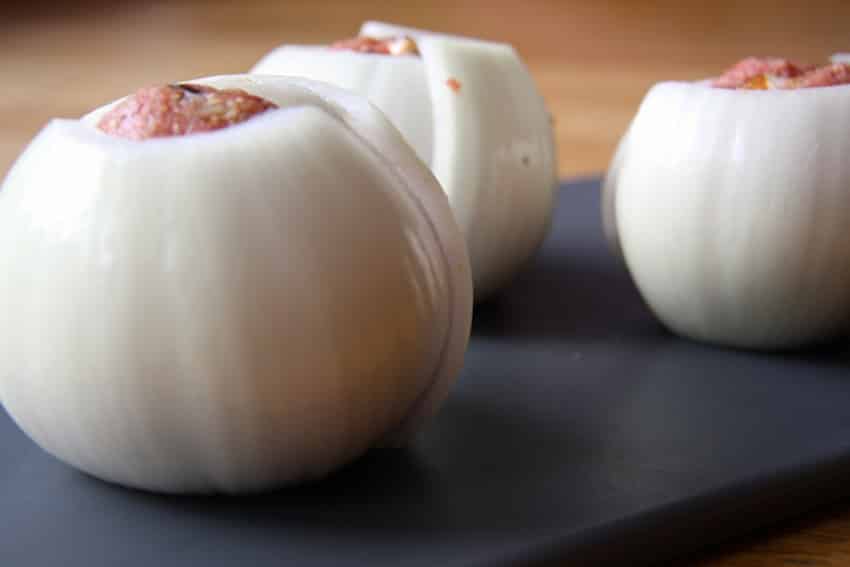Hackfleisch-Zwiebeln