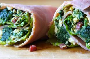 Schinken-Wrap auf Low Carb!