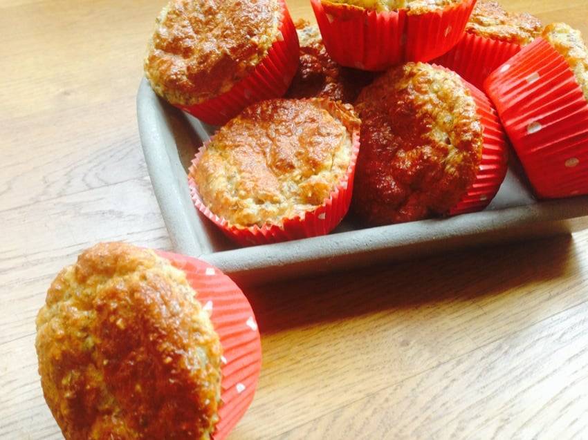 Leinsamen-Mandel-Muffins